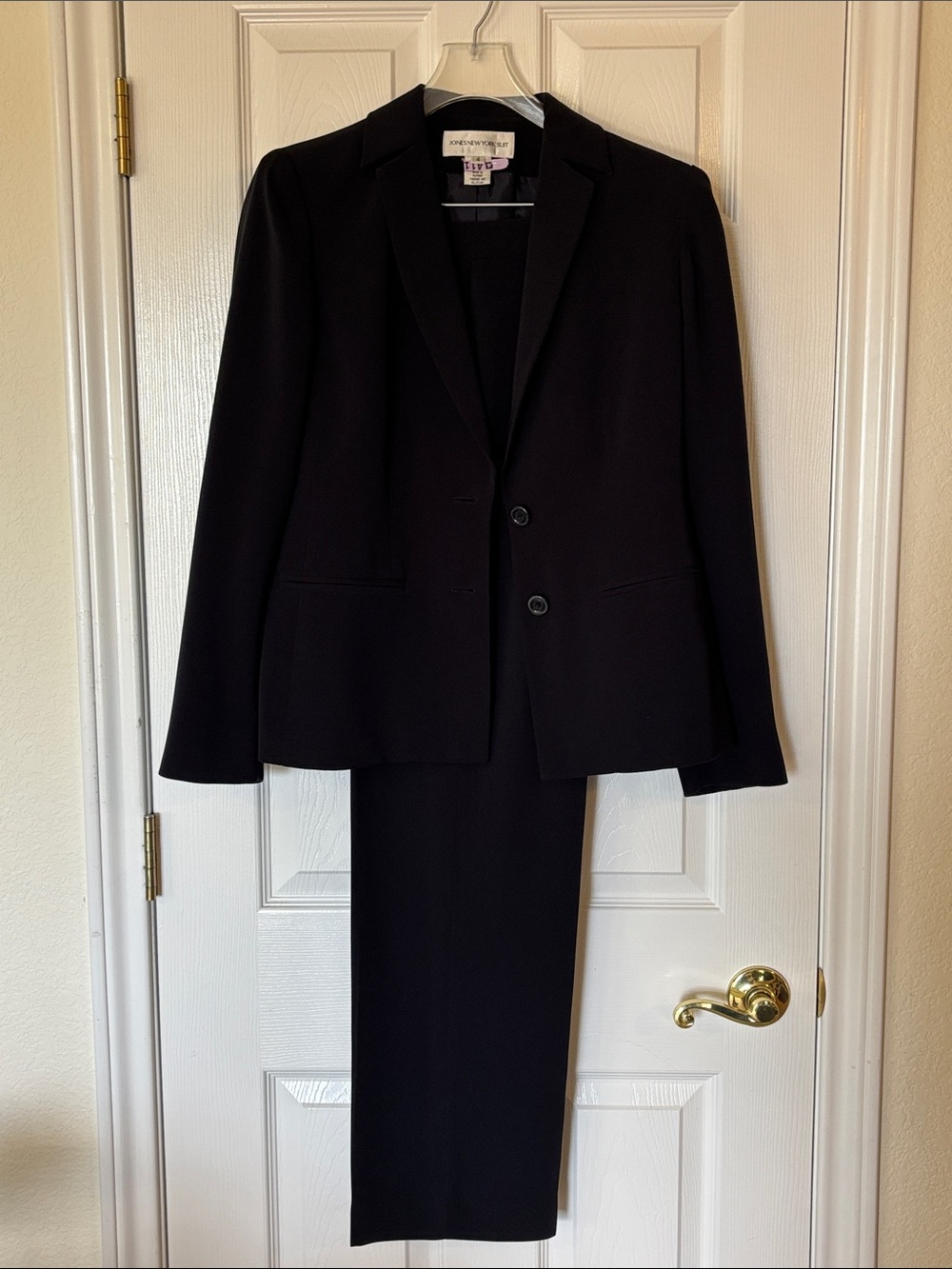 Jones New York Black Women's Two-Piece Blazer & Skirt Suit
